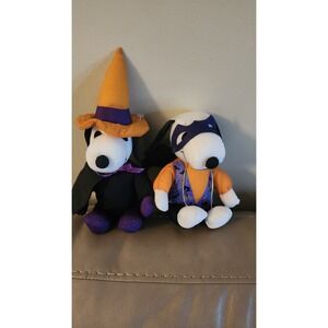9" Peanuts‎ Snoopy Witch/bat Halloween United Featured Syndicate Plush